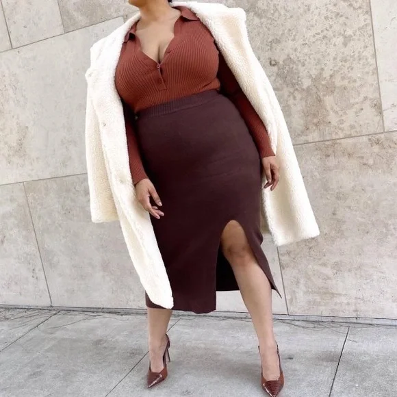 Suede and croc stiletto pumps - Picture 5 of 14